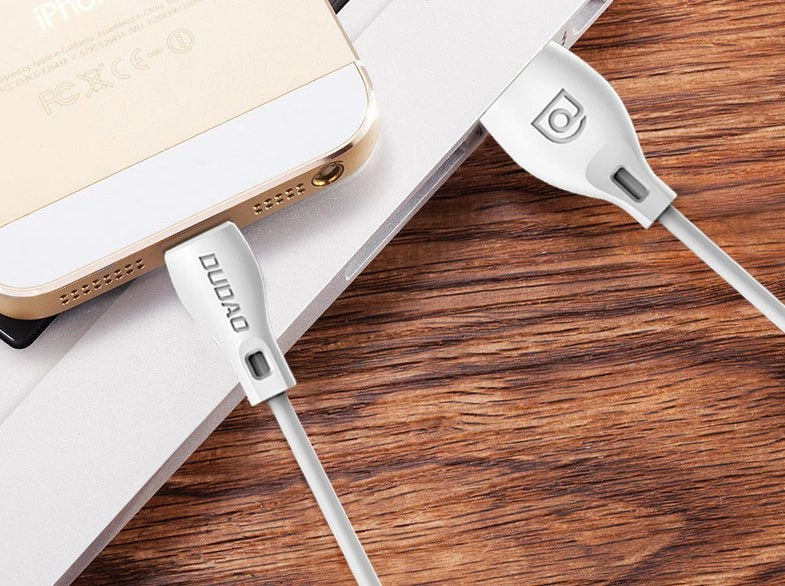 Dudao cable USB Type C 2.1A 1m white (L4T 1m white)_12