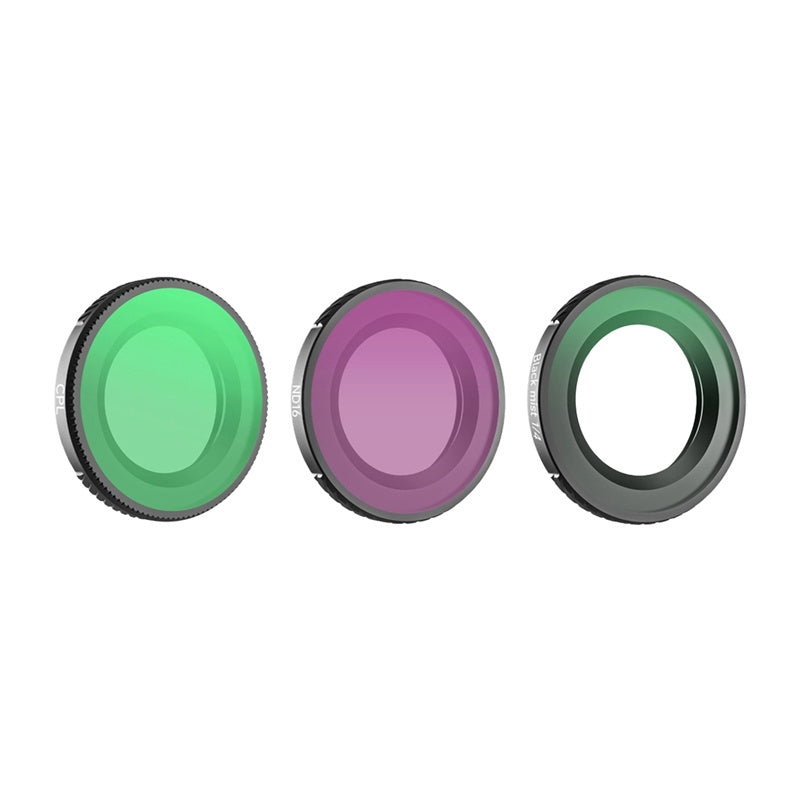 Sunnylife 1/4" lens filters 3 pcs. - Black Mist + CPL + ND16 for Osmo Nano_0