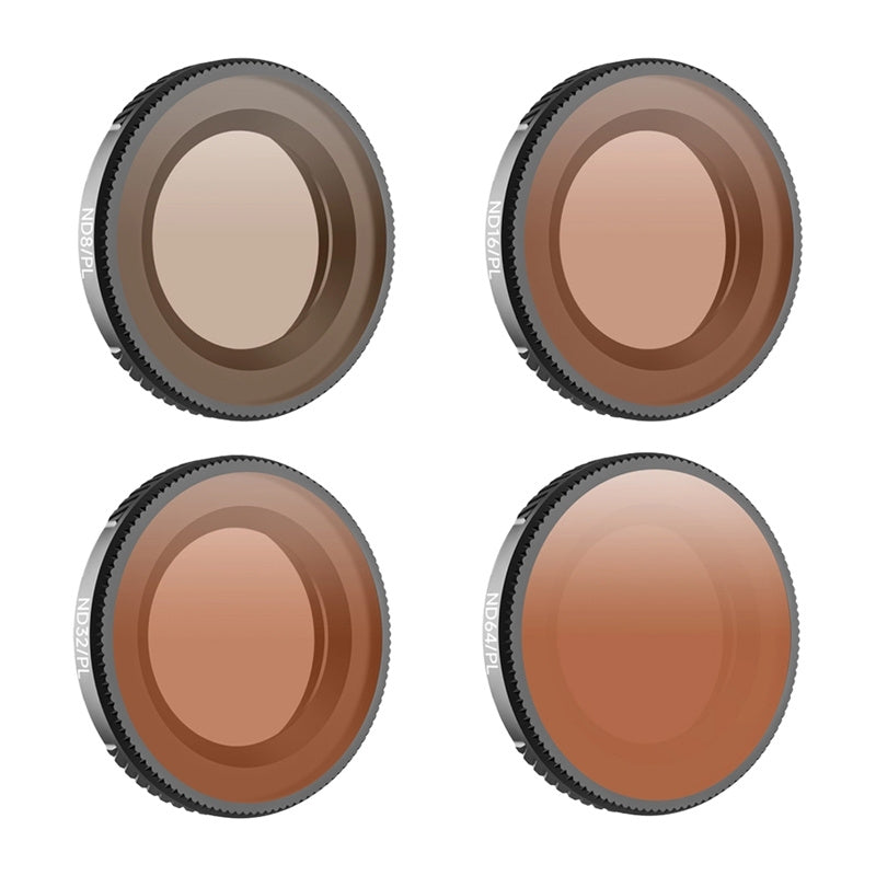 Set of 4 Sunnylife ND8/PL + ND16/PL + ND32/PL + ND64/PL filters for Osmo Nano_0