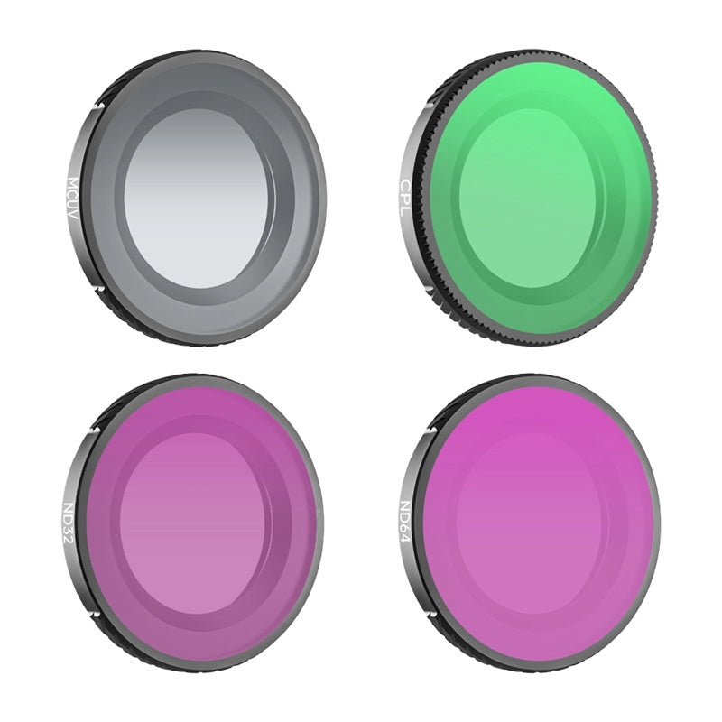 Set of 4 Sunnylife MCUV + CPL + ND32 + ND64 filters for Osmo Nano_0