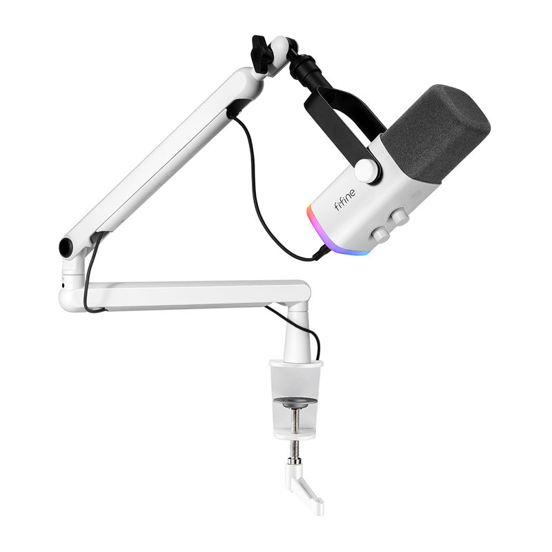 Fifine TAM8W dynamic microphone (white)_2