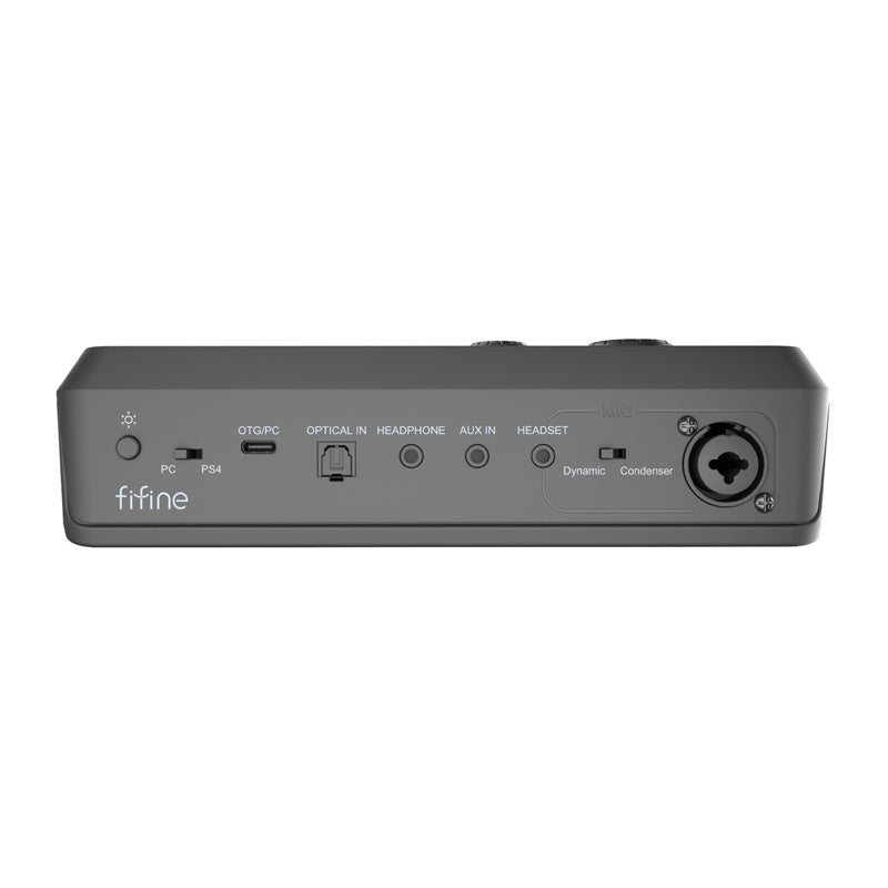 Fifine SC8 RGB gaming mixer (black)_3
