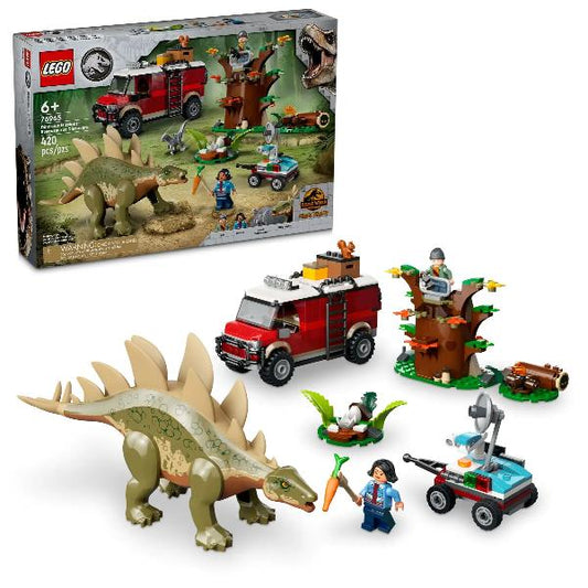 76965 Jurassic World Dinosaurier Missionen: Entdeckung des Stegosaurus, Konstruktionsspielzeug_0
