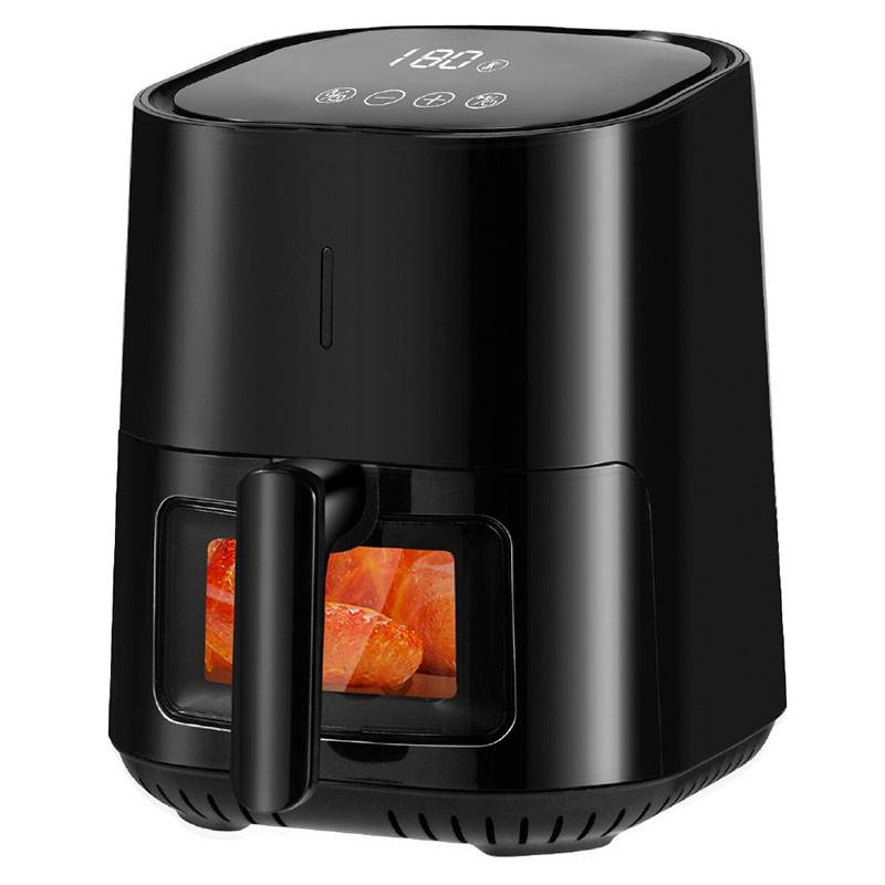 Fritadeira Air Fryer (Sem Óleo) Silver Praga P390ATL 4L 1200W Preta