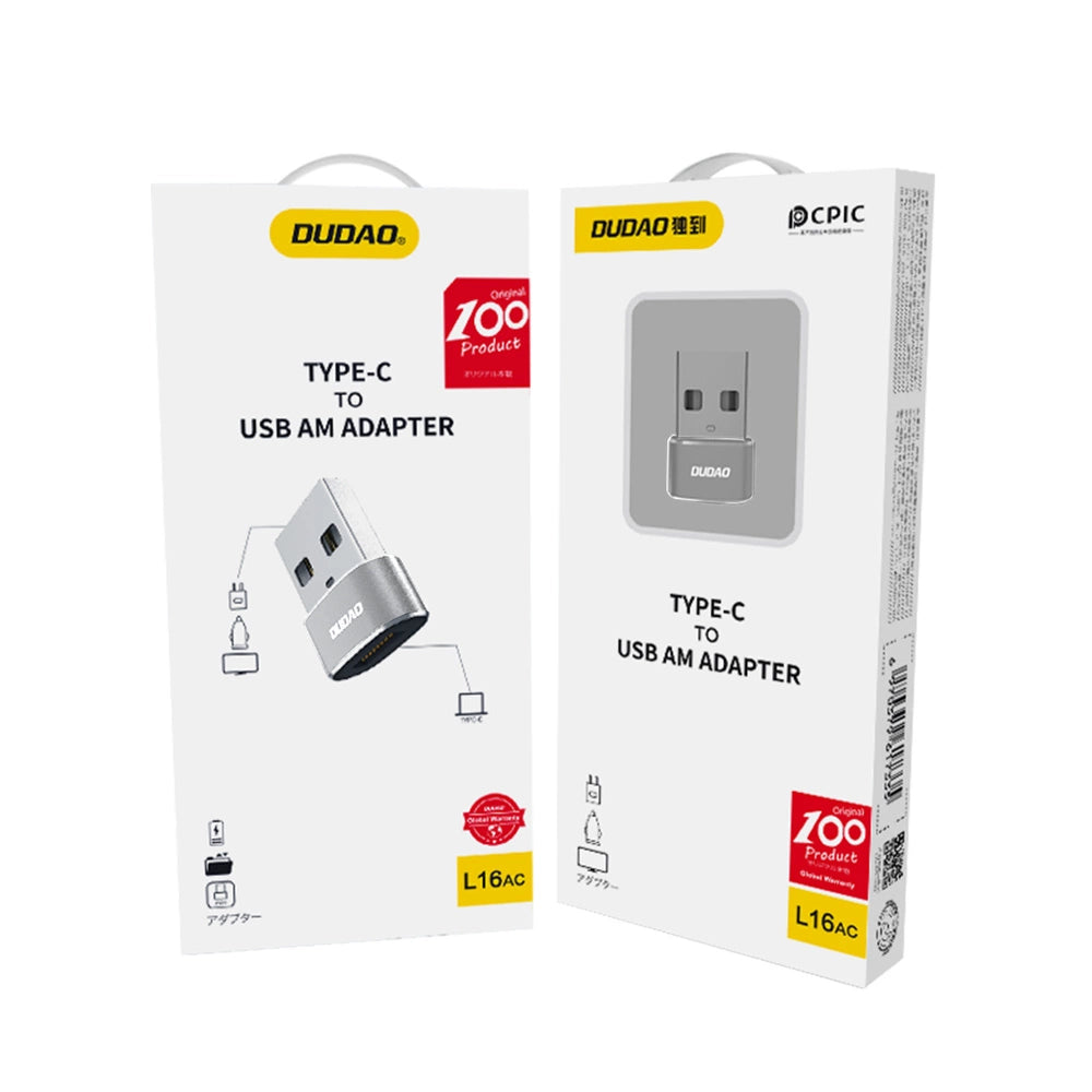Dudao adapter from USB Type-C to USB black (L16AC black)_4