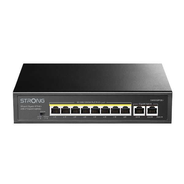 Switch STRONG / 8 Porte Gigabit POE+ / SW8010POEP_0