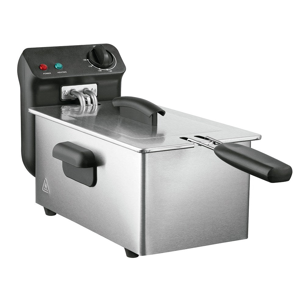 Fritadeira de aço inoxidável solid inox 2000 w 3 l_0