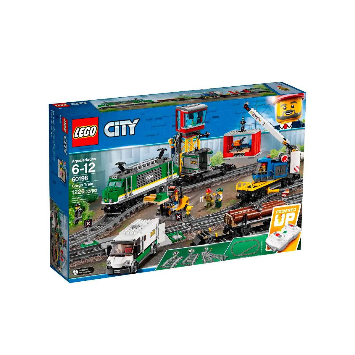 LEGO City: Comboio de Carga | Idades 6-12 | 1226 Peças | Item 60198
