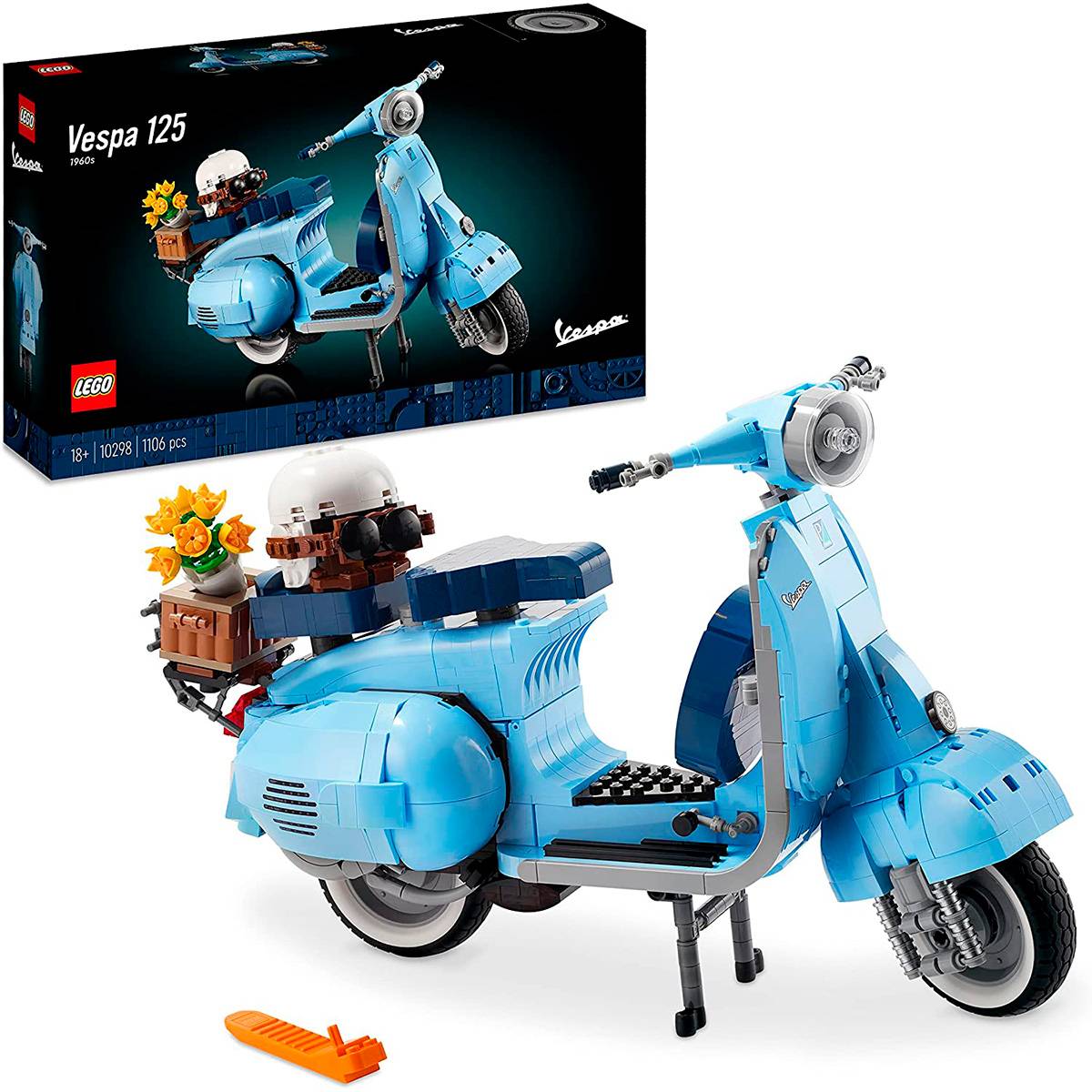 LEGO ICONS: Vespa 125 | Idades 18+ | 1107 Peças | Item 10298