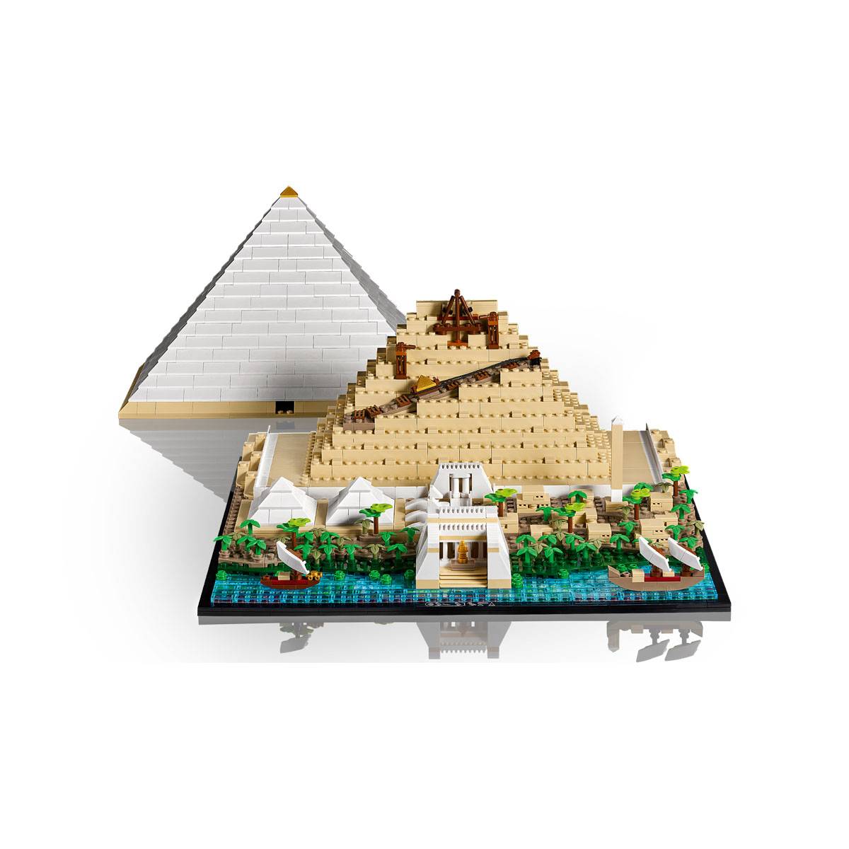 LEGO Architecture: Grande Pirâmide de Gizé | Idades 18+ | 1476 Peças | Item 21058