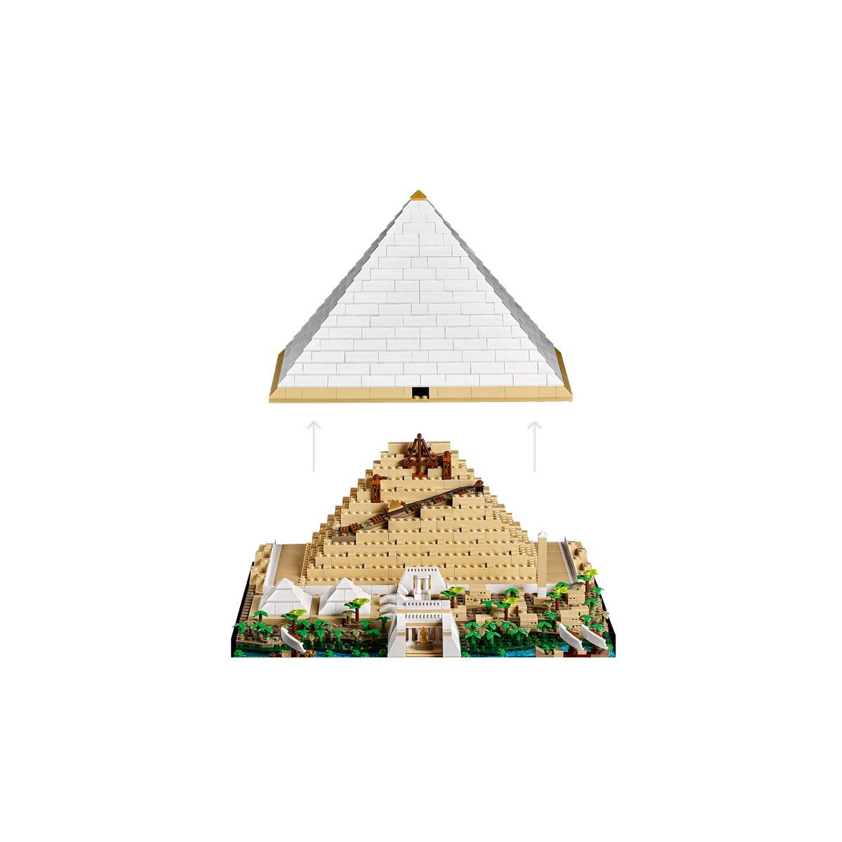 LEGO Architecture: Grande Pirâmide de Gizé | Idades 18+ | 1476 Peças | Item 21058