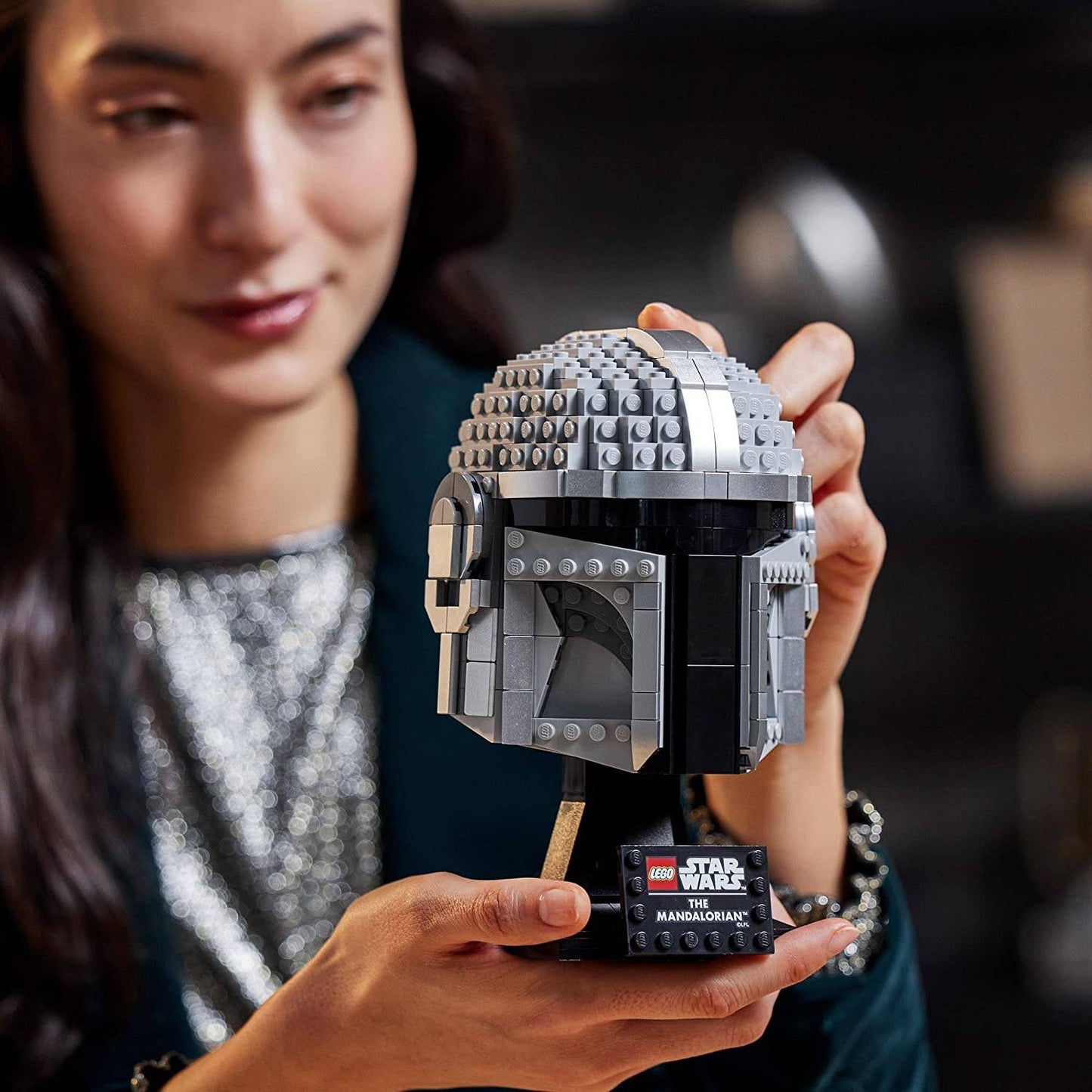 LEGO Star Wars: Capacete do Mandaloriano | Idades 18+ | 584 Peças | Item 75328