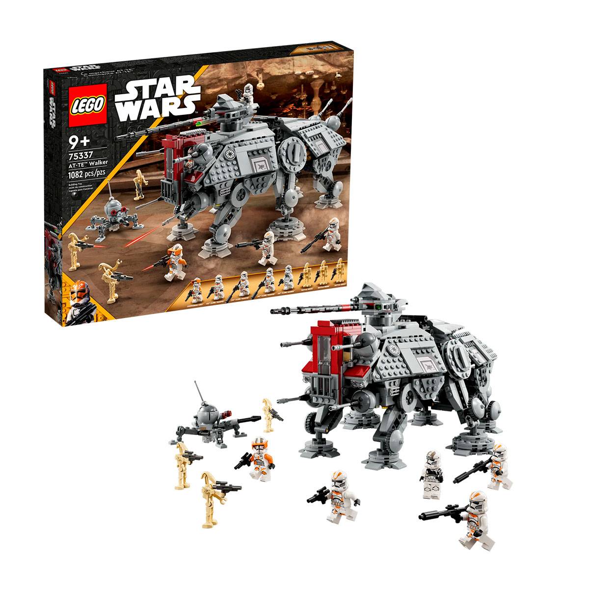 LEGO Star Wars: Walker AT-TE | Idades 9+ | 1082 Peças | Item 75337