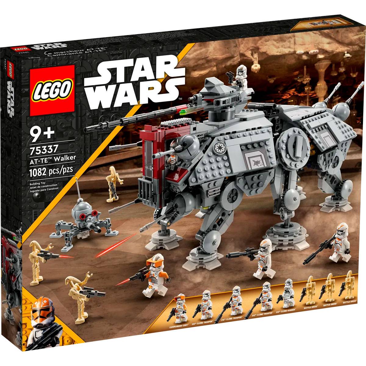LEGO Star Wars: Walker AT-TE | Idades 9+ | 1082 Peças | Item 75337