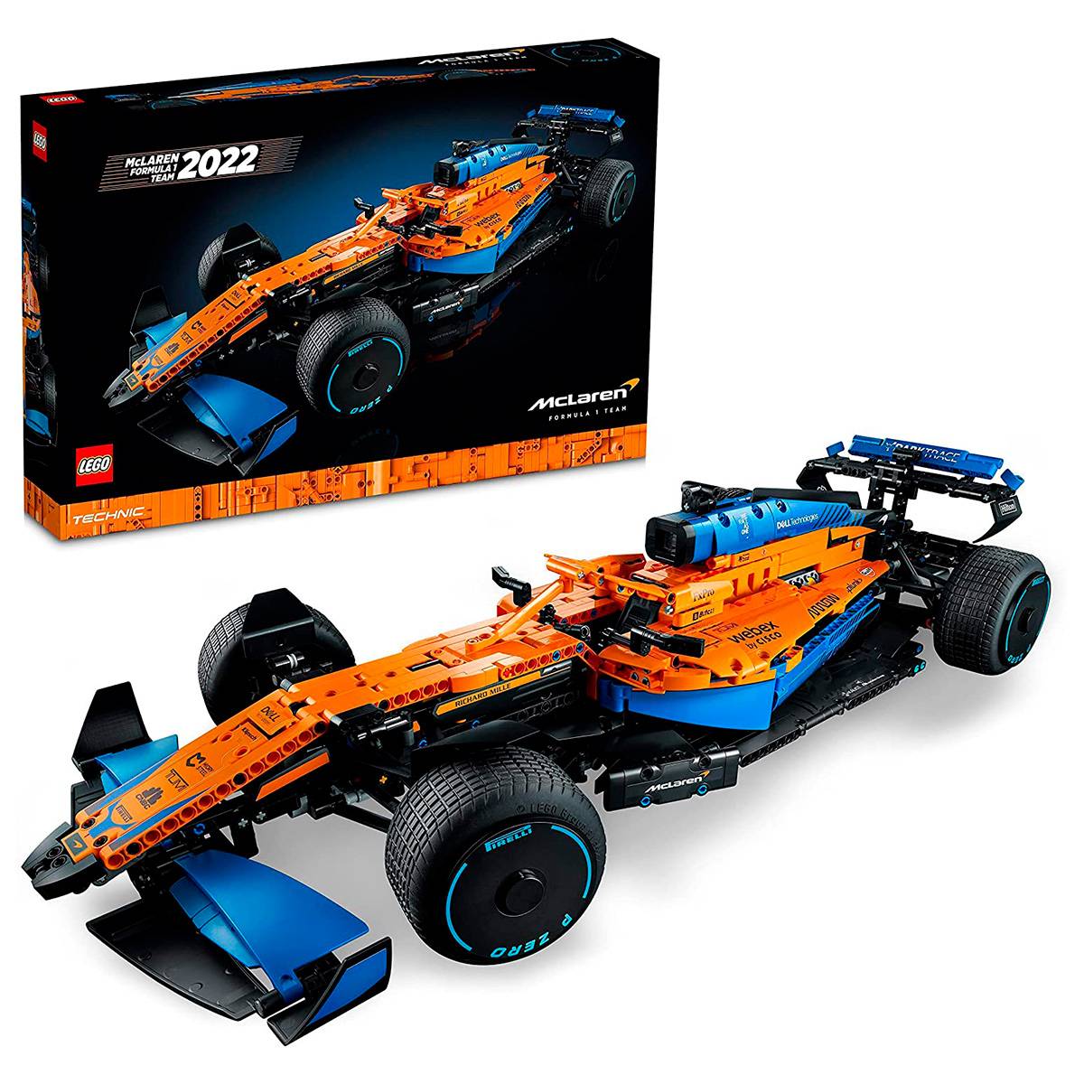 LEGO Technic: Carro de Corrida McLaren Fórmula 1 | Idades 18+ | 1434 Peças | Item 42141