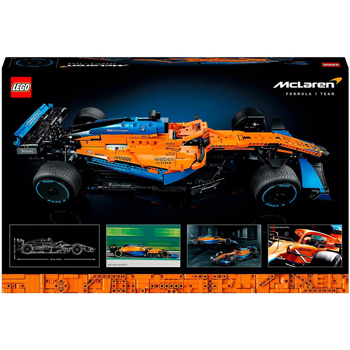 LEGO Technic: Carro de Corrida McLaren Fórmula 1 | Idades 18+ | 1434 Peças | Item 42141