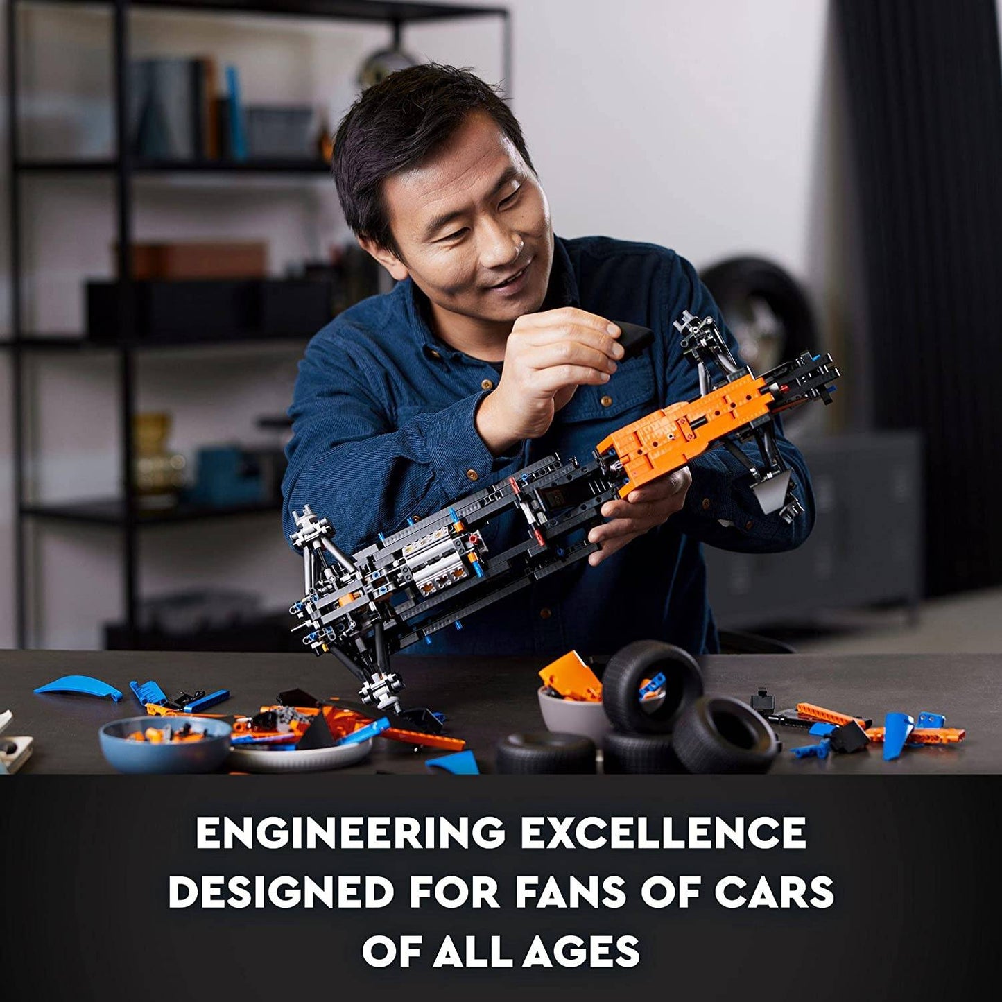 LEGO Technic: Carro de Corrida McLaren Fórmula 1 | Idades 18+ | 1434 Peças | Item 42141