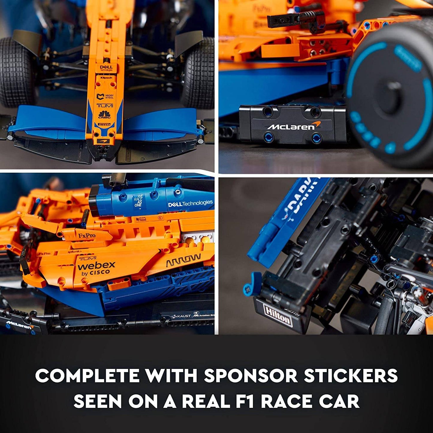 LEGO Technic: Carro de Corrida McLaren Fórmula 1 | Idades 18+ | 1434 Peças | Item 42141