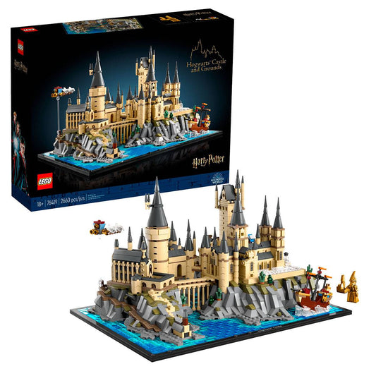 LEGO Harry Potter: O Castelo e os Campos de Hogwarts™ | Idades 18+ | 2660 Peças | Item 76419