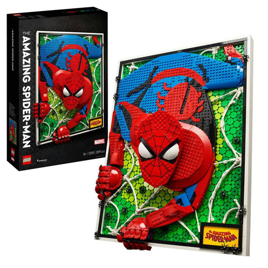 LEGO Art: O Fantástico Spider-Man | Idades 18+ | 2099 Peças | Item 31209