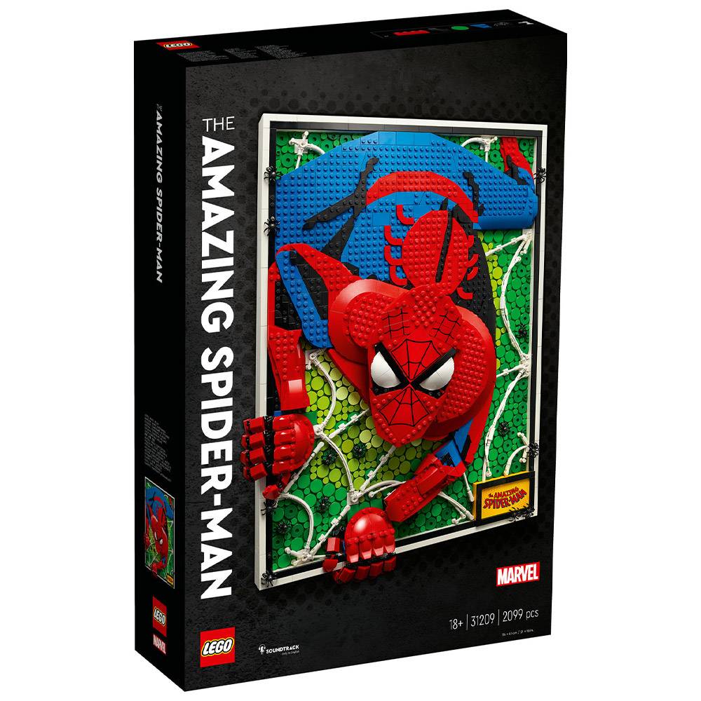 LEGO Art: O Fantástico Spider-Man | Idades 18+ | 2099 Peças | Item 31209