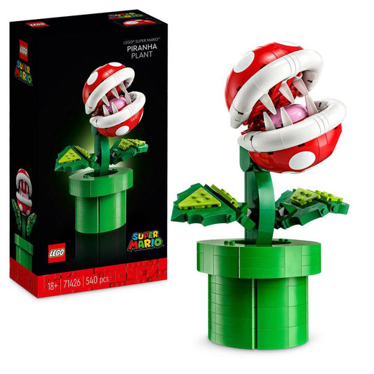 LEGO Super Mario: Planta Piranha | Idades 18+ | 540 Peças | Item 71426