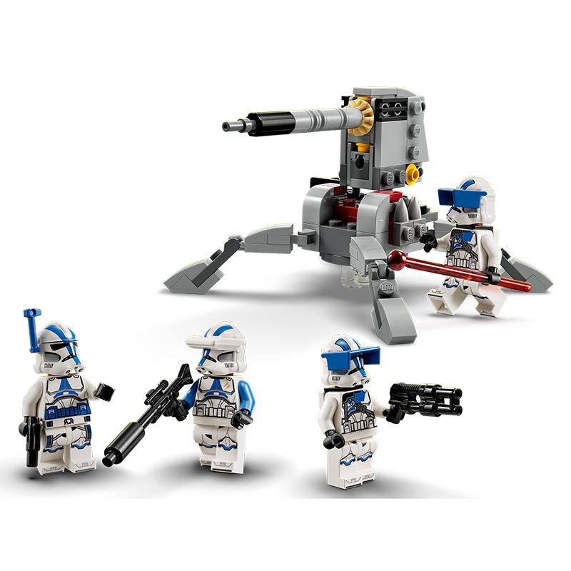 LEGO Star Wars: Pack de Combate Clone Troopers da 501ª. | Idades 6+ | 119 Peças | Item 75345