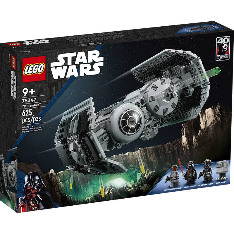 LEGO Star Wars: Bombardeiro TIE | Idades 9+ | 625 Peças | Item 75347