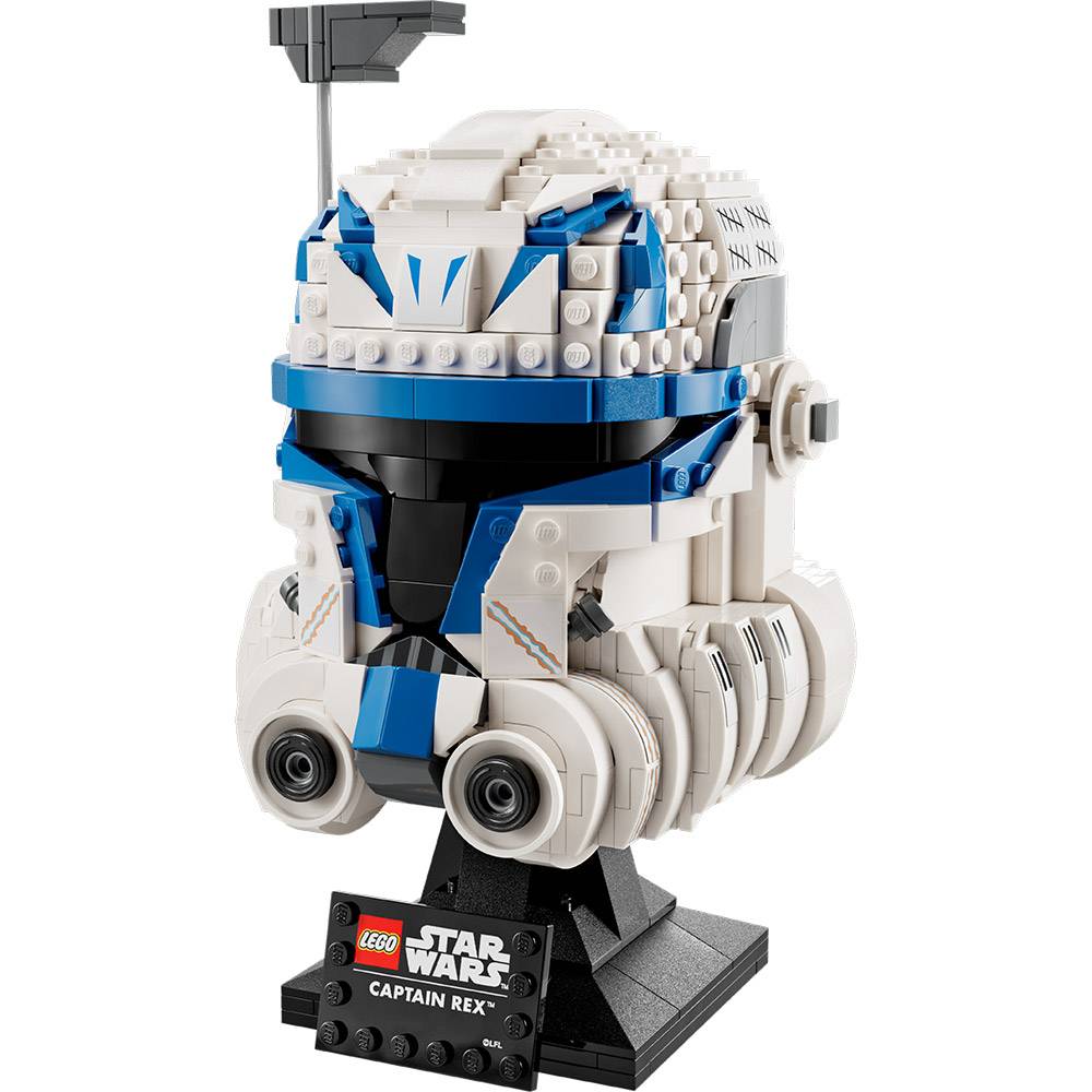 LEGO Star Wars: Capacete do Capitão Rex | Idades 18+ | 854 Peças | Item 75349