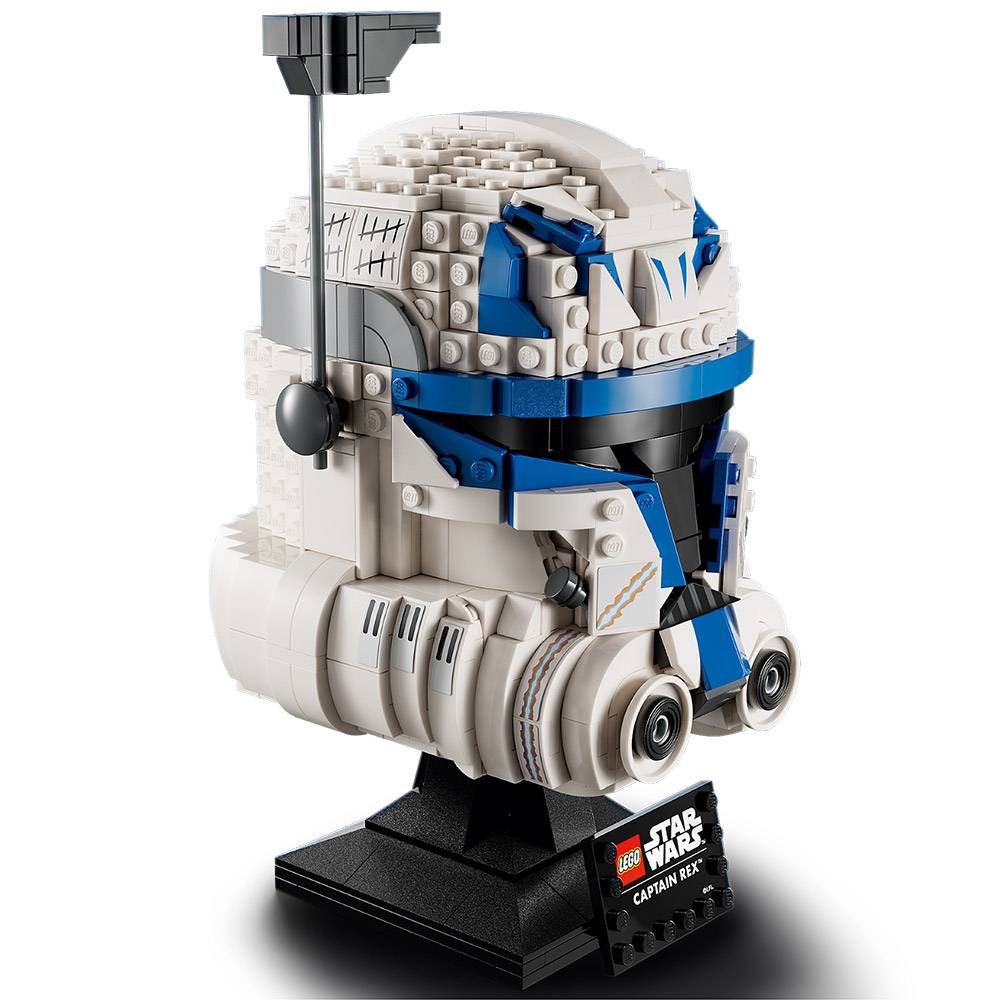 LEGO Star Wars: Capacete do Capitão Rex | Idades 18+ | 854 Peças | Item 75349
