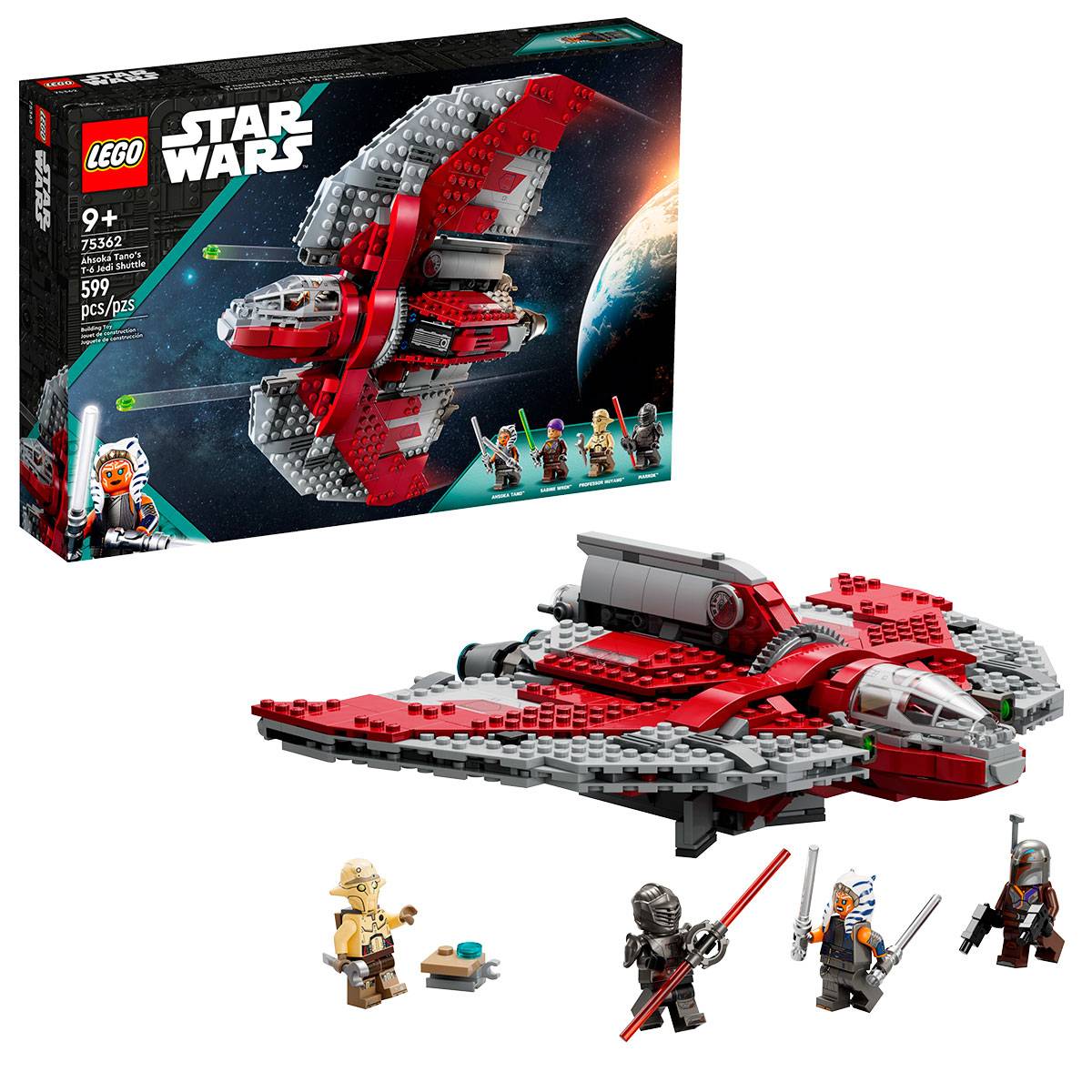 LEGO Star Wars: Ahsoka Tano's T-6 Jedi Shuttle | Idades 9+ | 599 Peças | Item 75362