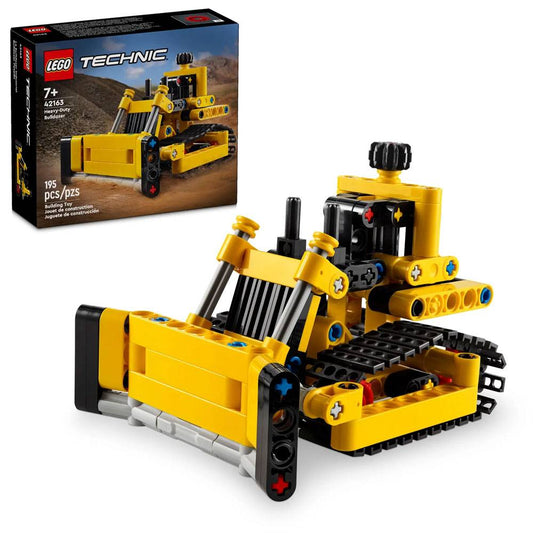 LEGO Technic: Bulldozer Pesado | Idades 7+ | 195 Peças | Item 42163