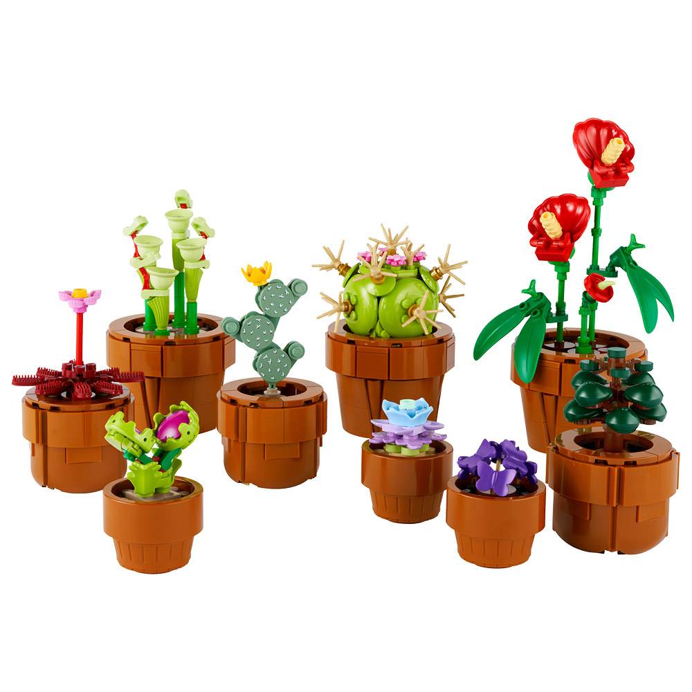 LEGO ICONS: Plantas em Miniatura | Idades 18+ | 758 Peças | Item 10329