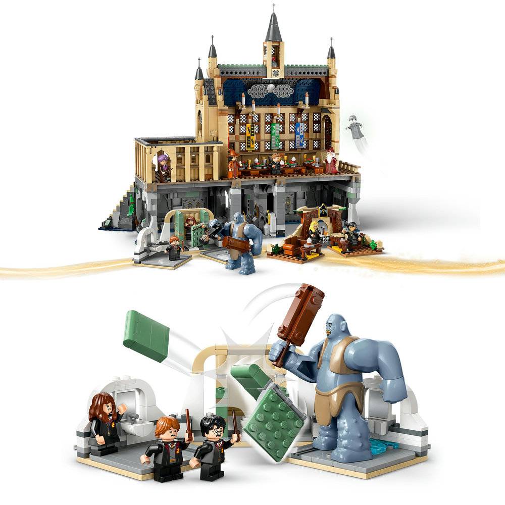LEGO Harry Potter: O Castelo de Hogwarts: O Grande Salão | Idades 10+ | 1732 Peças | Item 76435