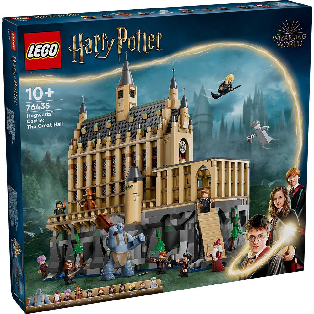 LEGO Harry Potter: O Castelo de Hogwarts: O Grande Salão | Idades 10+ | 1732 Peças | Item 76435
