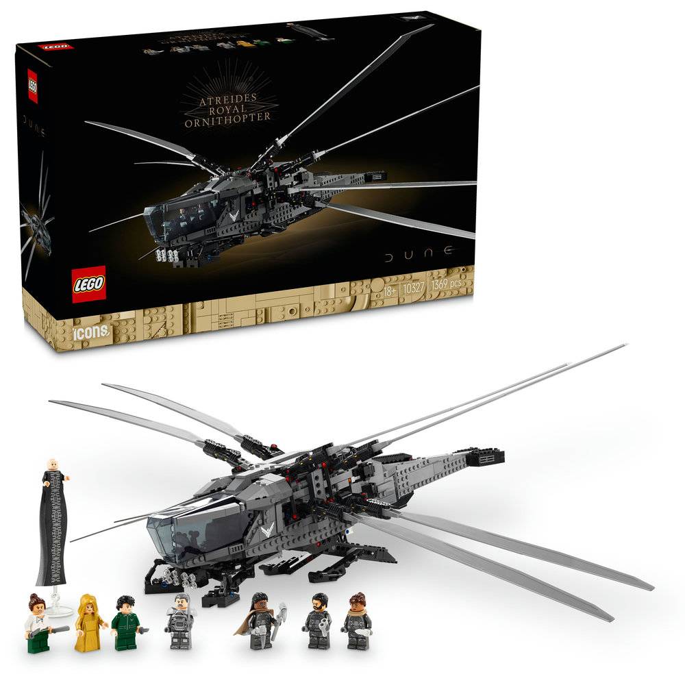 LEGO ICONS: Dune – Atreides Royal Ornithopter | Idades 18+ | 1369 Peças | Item 10327