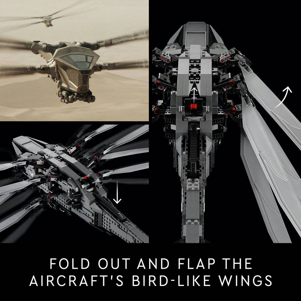 LEGO ICONS: Dune – Atreides Royal Ornithopter | Idades 18+ | 1369 Peças | Item 10327