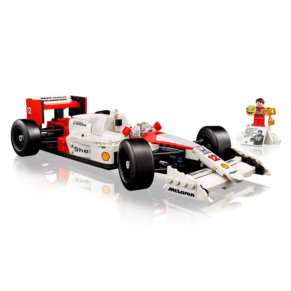 LEGO ICONS: McLaren MP4/4 e Ayrton Senna | Idades 18+ | 693 Peças | Item 10330