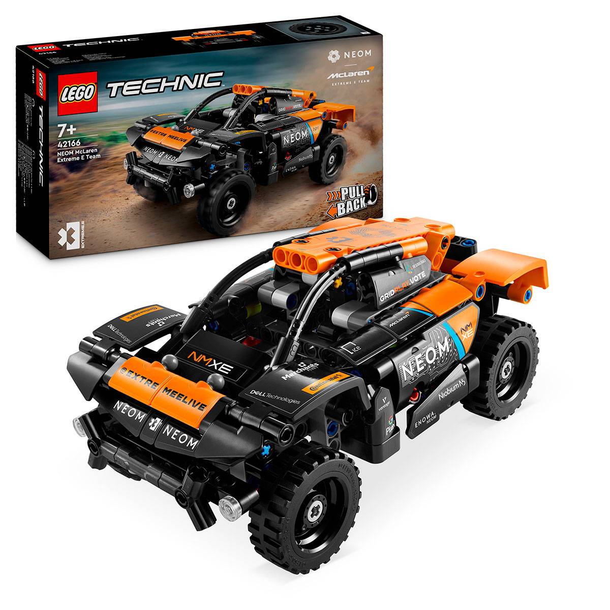 LEGO Technic: NEOM McLaren Extreme E Race Car | Idades 7+ | 252 Peças | Item 42166