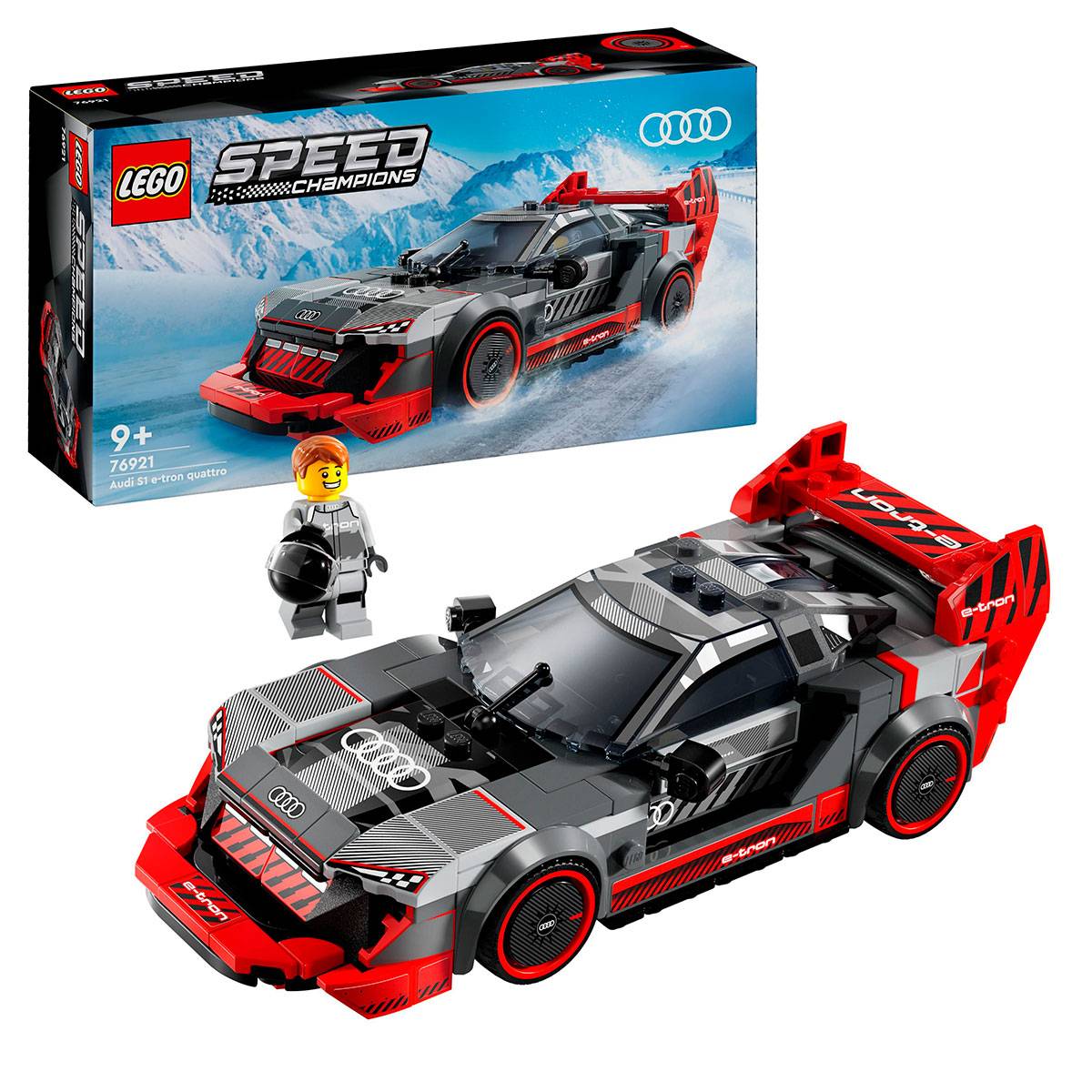 LEGO Speed Champions: Carro de Corrida Audi S1 e-tron quattro | Idades 9+ | 274 Peças | Item 76921