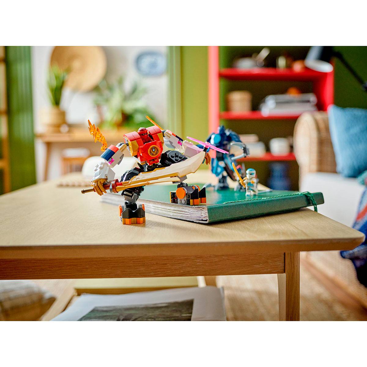 LEGO NINJAGO: Robô do Fogo Elemental do Kai | Idades 7+ | 322 Peças | Item 71808