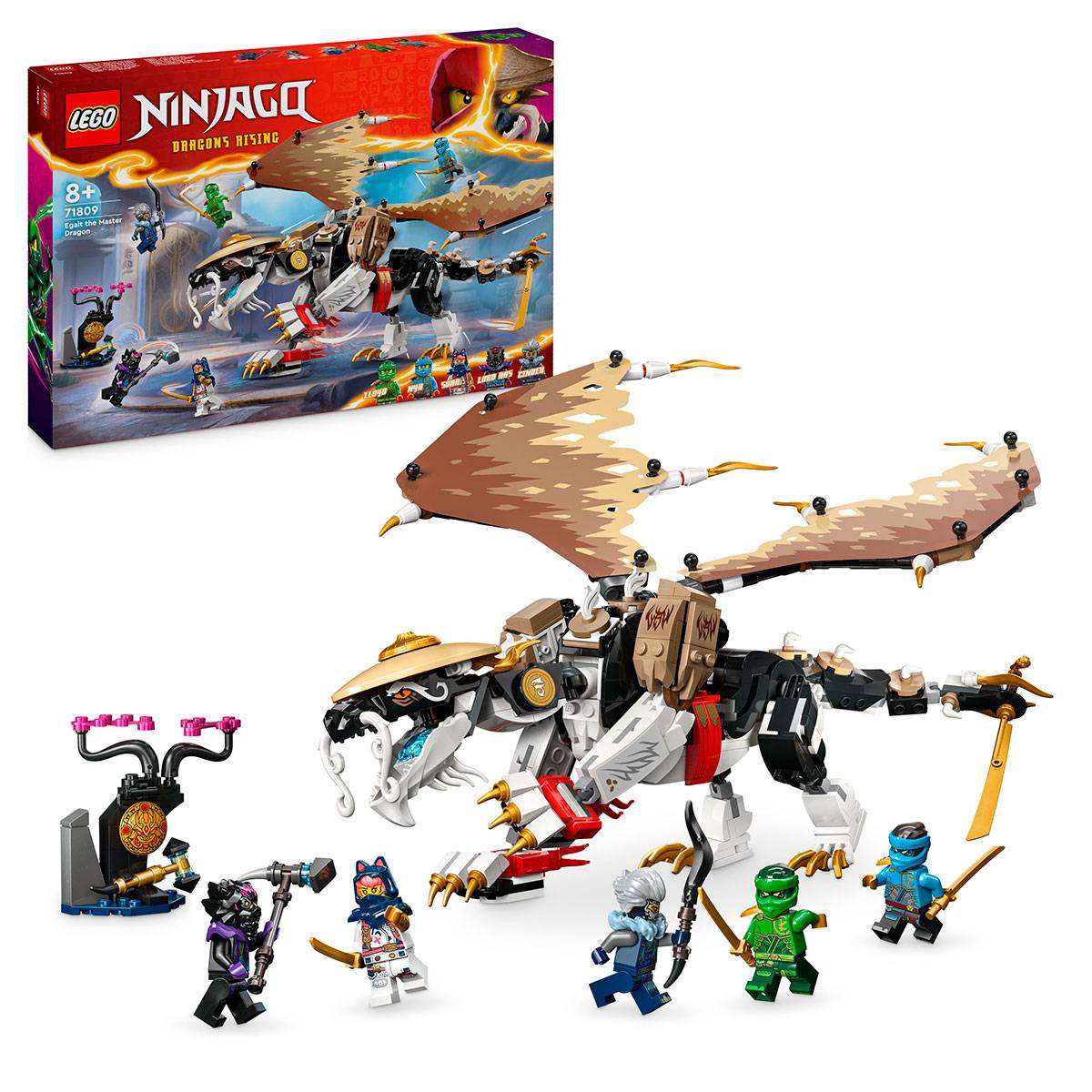 LEGO NINJAGO: Egalt, o Mestre Dragão | Idades 8+ | 532 Peças | Item 71809