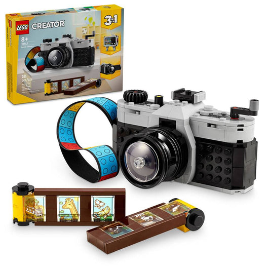 LEGO 31147 Creator 3-in-1 Retro Kamera / Brinquedo de Construção Colorido