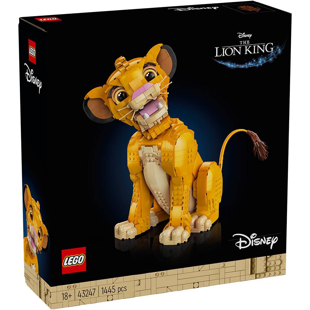 LEGO Disney: Pequeno Simba, o Rei Leão | Idades 18+ | 1445 Peças | Item 43247