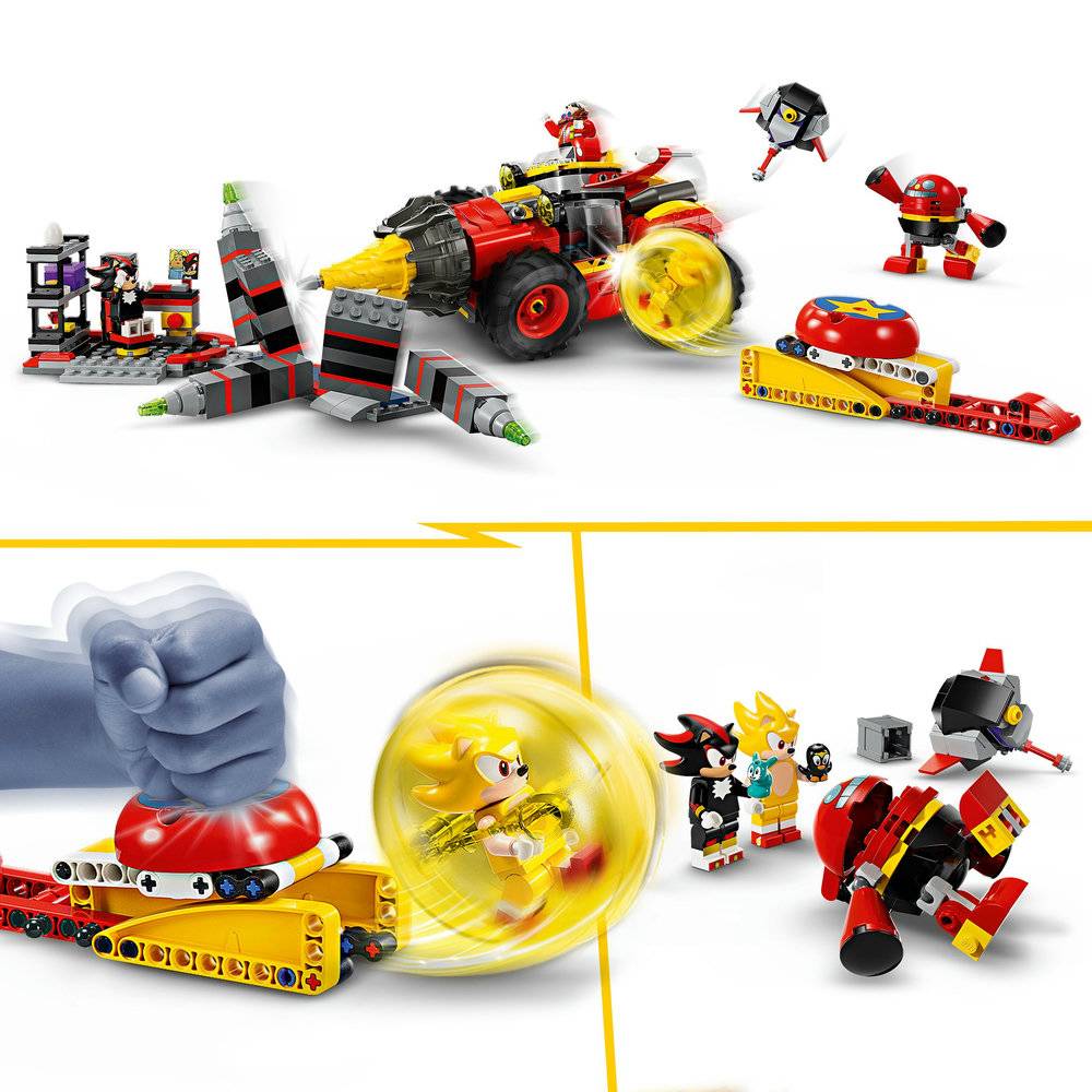 LEGO Sonic: Super Sonic vs. Egg Drillster | Idades 8+ | 590 Peças | Item 76999