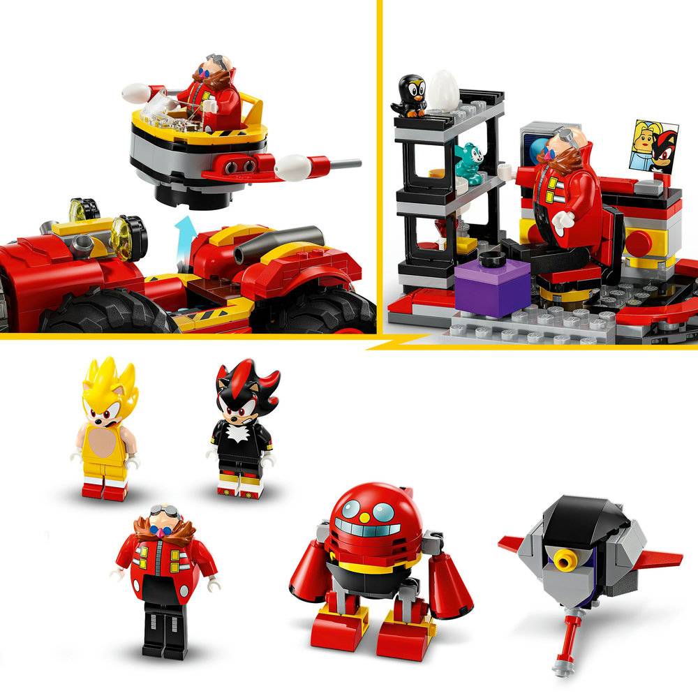LEGO Sonic: Super Sonic vs. Egg Drillster | Idades 8+ | 590 Peças | Item 76999