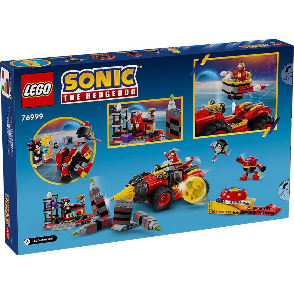 LEGO Sonic: Super Sonic vs. Egg Drillster | Idades 8+ | 590 Peças | Item 76999