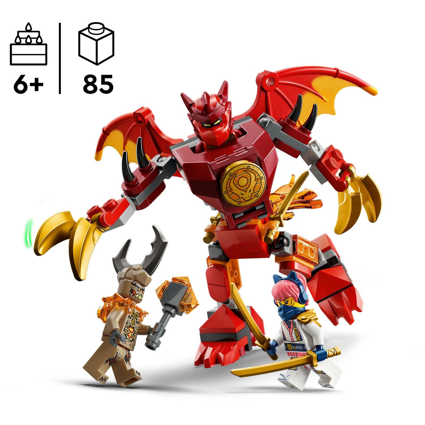 LEGO NINJAGO Pack de Batalha do Robô Dragão do Kai 71851