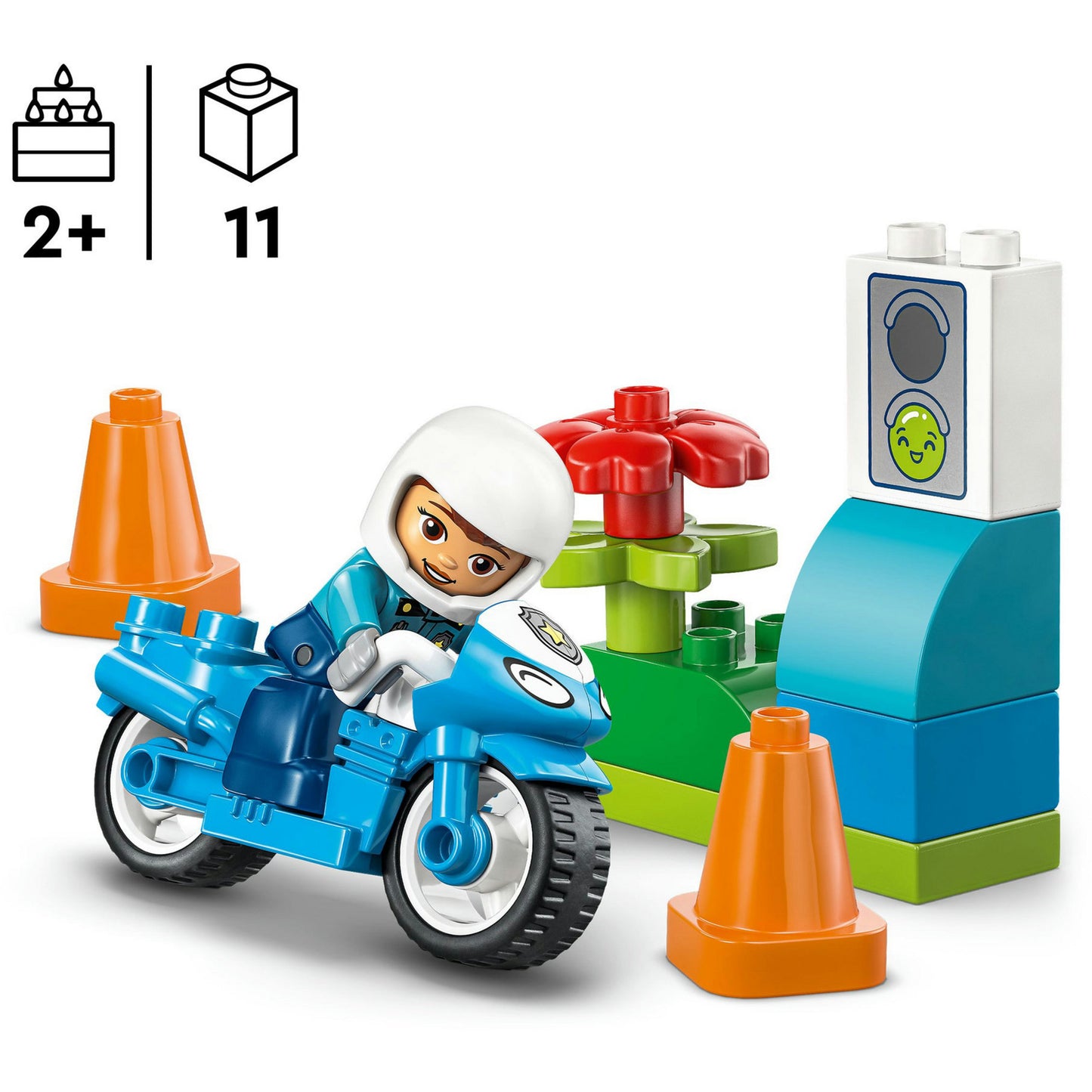 LEGO DUPLO Town Mota da Polícia Azul 10471