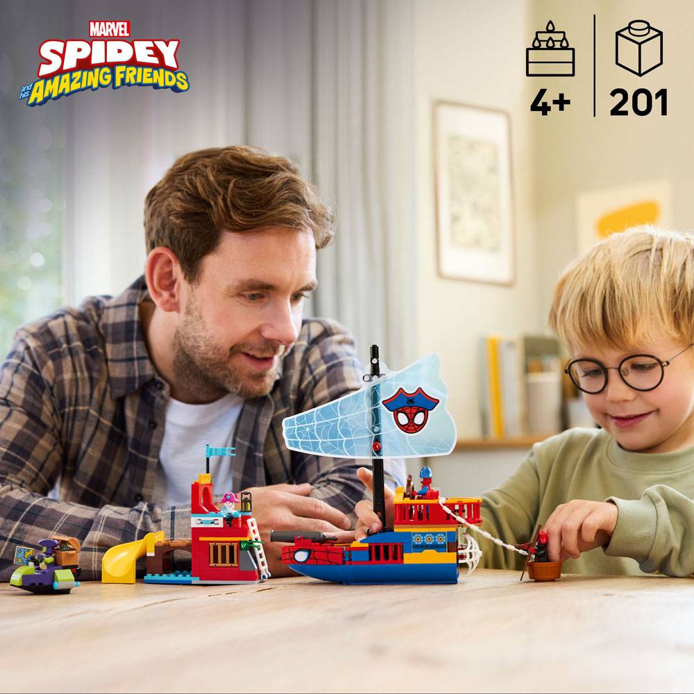 LEGO Marvel Spidey And His Amazing Friends Equipa Spidey 11208 201 Peças